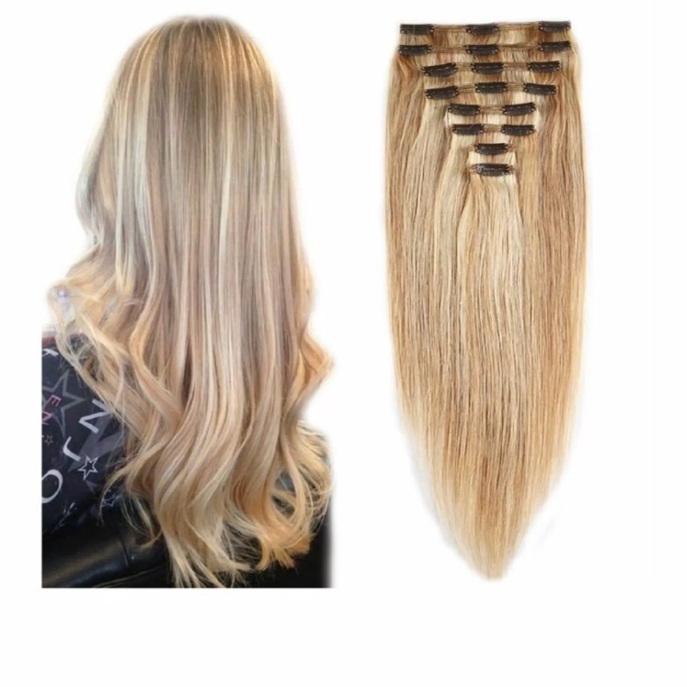 BLONDE CLIP IN EXTENSIONS BRAND NEW